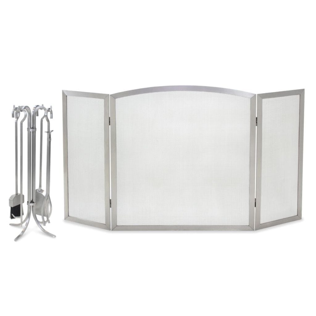 Pilgrim - 54" Stainless Steel Newport Tri Panel Screen