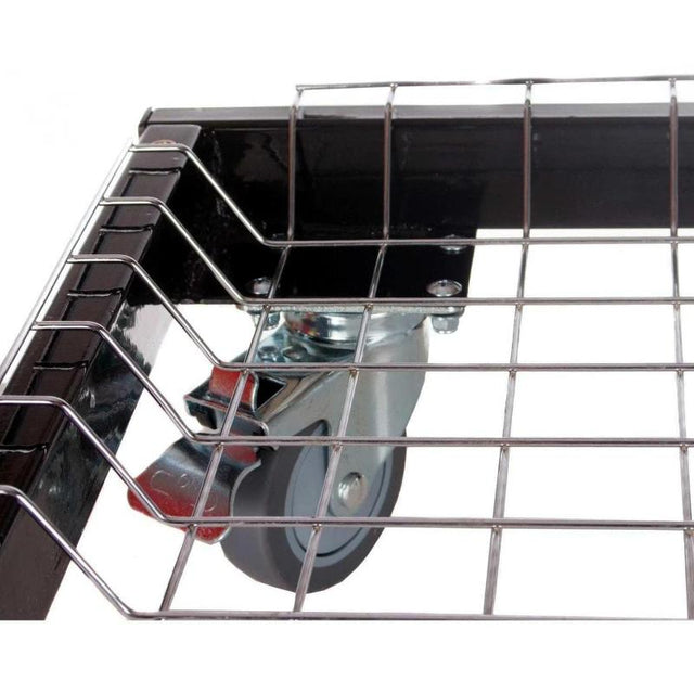 Primo Oval Large 300 Ceramic Kamado Grill On Cart With Side Shelves - PGCLGH
