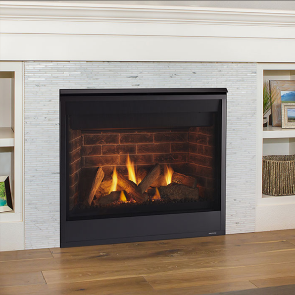 Majestic Quartz 36 Direct Vent Gas Fireplace - QUARTZ36