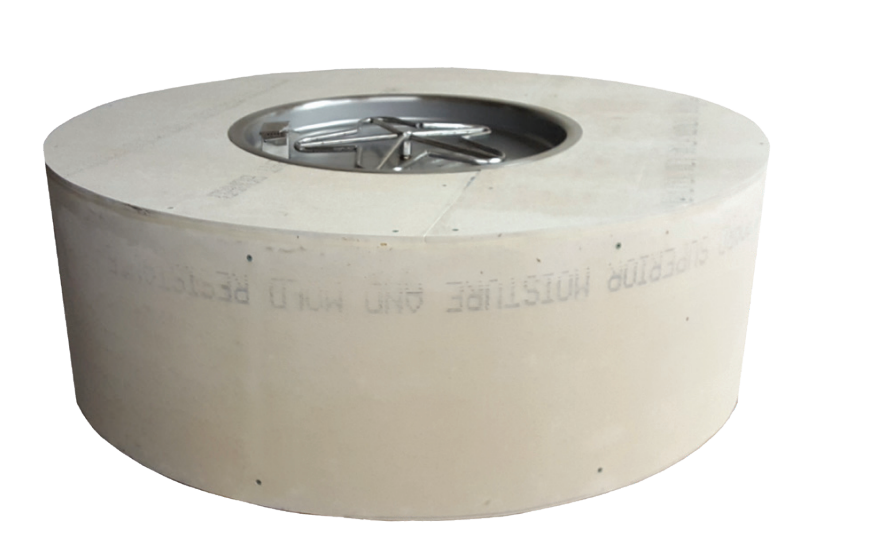 HPC 45 Torpedo Inch Round Push Button Ignition Outdoor Gas Firepit - TOR-U45R/FPPK25CEK