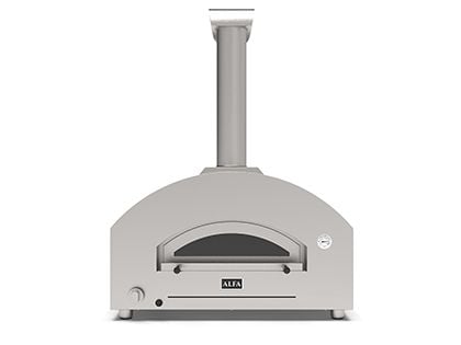 Alfa Futuro 4 Pizze 44-Inch Gas Pizza Oven - White Stone