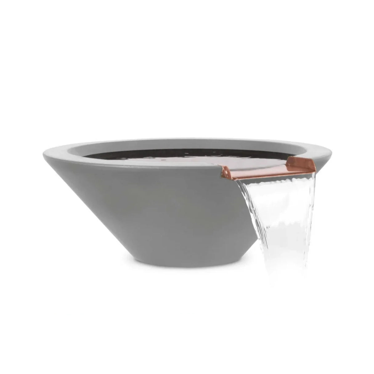 The Outdoor Plus 24" Round Concrete Cazo Water Bowl