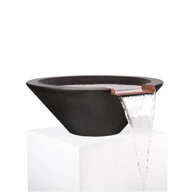 The Outdoor Plus 24" Round Concrete Cazo Water Bowl