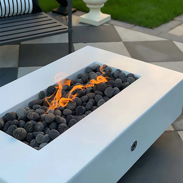The Outdoor Plus 48" Del Mar Concrete Gas Fire Pit