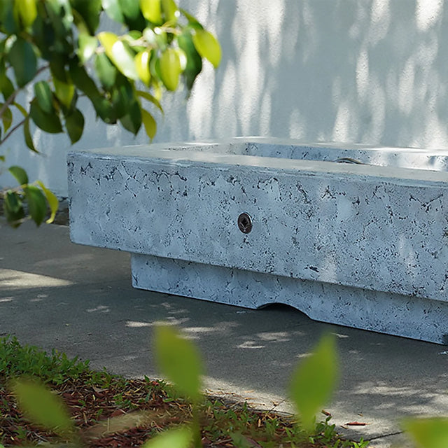 The Outdoor Plus 60" Del Mar Concrete Gas Fire Pit