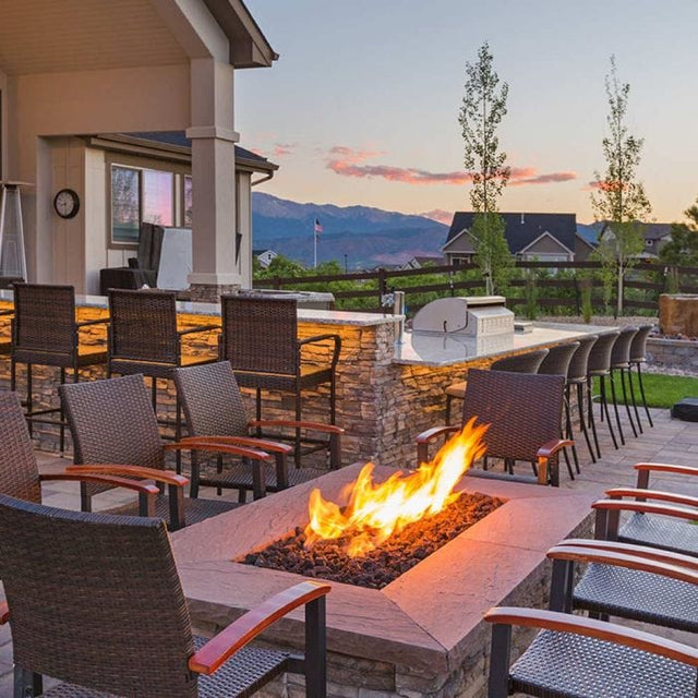 Crossfire CFBT Tree-Style Brass Gas Fire Pit Burner