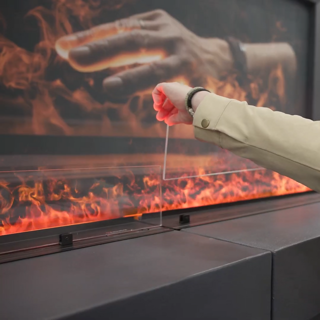 Aquafire ClearShield holding the vapor flame steady in a draft