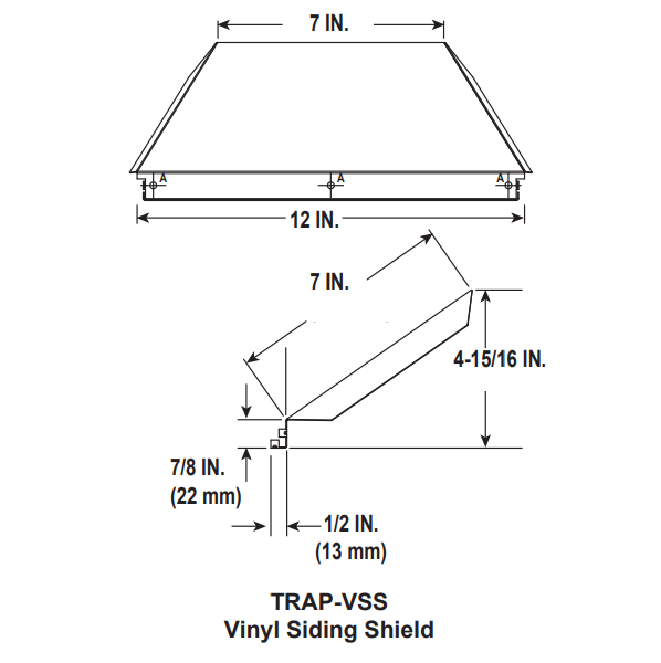 Majestic TRAP-VSS vinyl siding shield, view 2