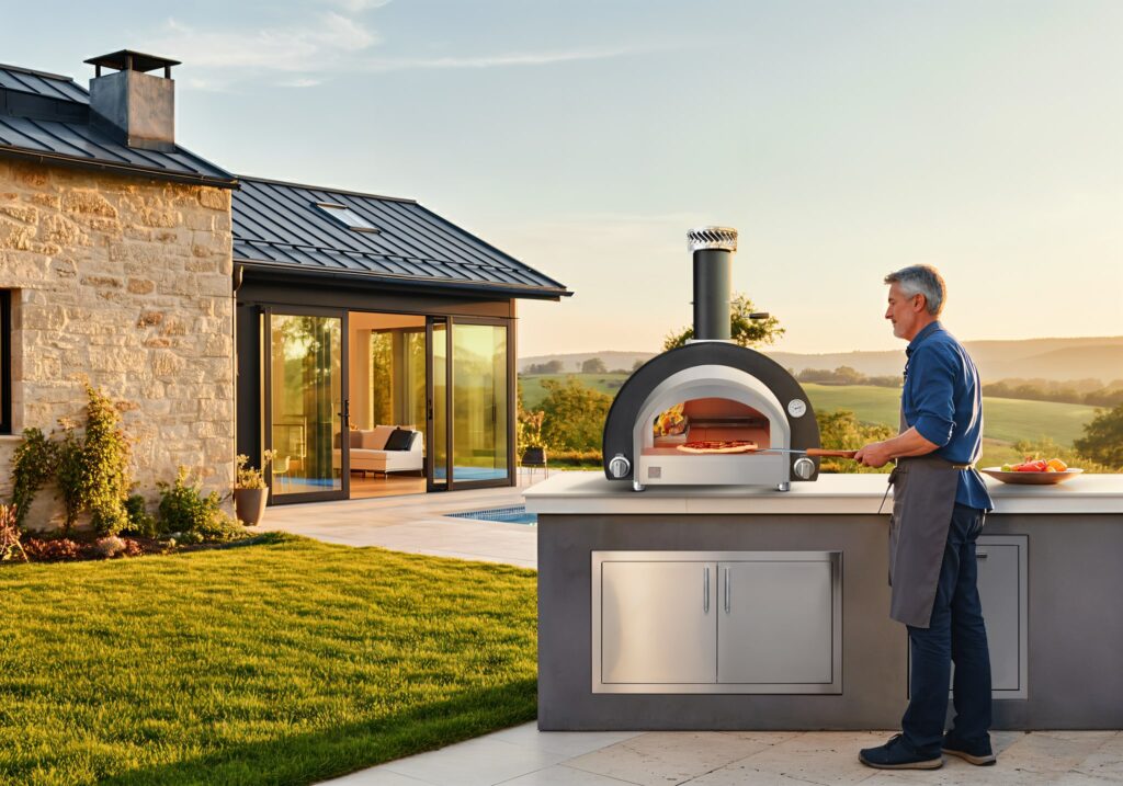 Summerset Hybrid Gas Wood Outdoor Pizza Oven