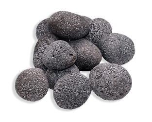 Warming Trends Rolled Lava Rock, 50lb. Gray/Black Stones LRR