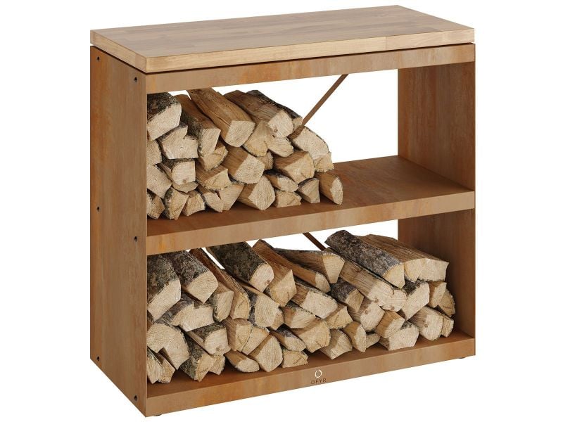 Ofyr Wood Storage Corten Dressoir