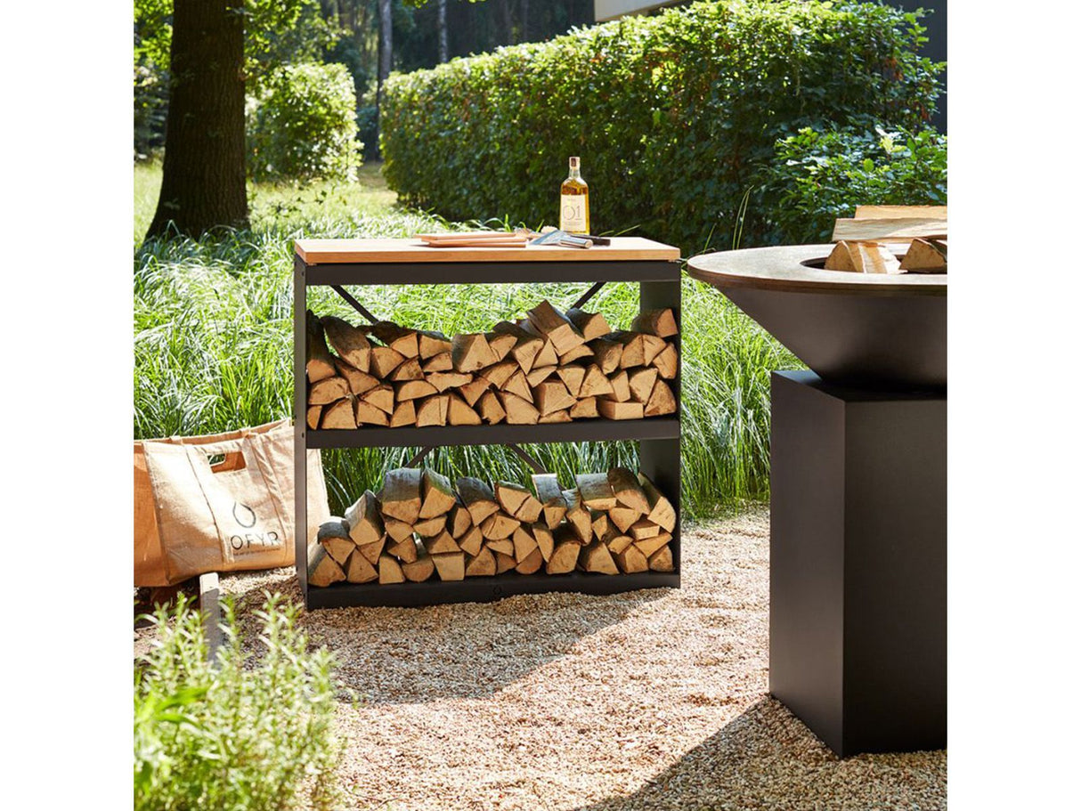 Ofyr Wood Storage Black Dressoir