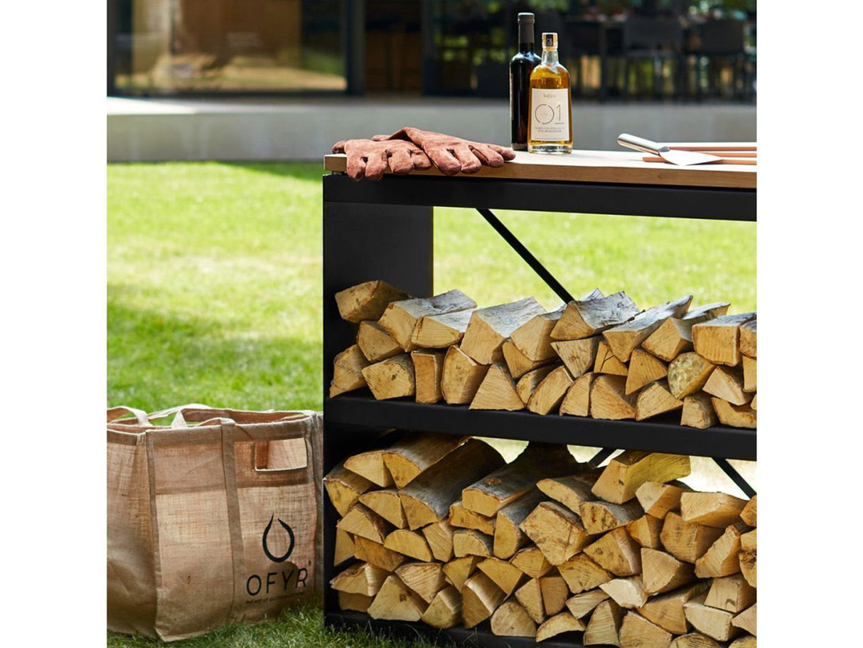 Ofyr Wood Storage Black Dressoir