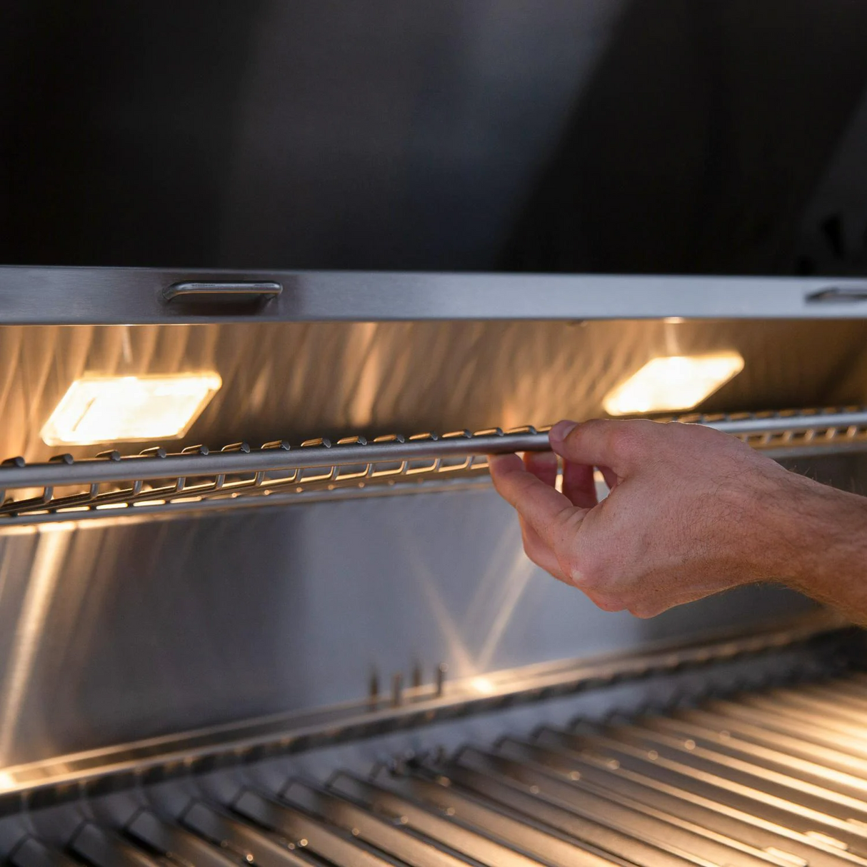 American Made Grills Muscle 54-Inch Hybrid Gas Wood Charcoal Grill