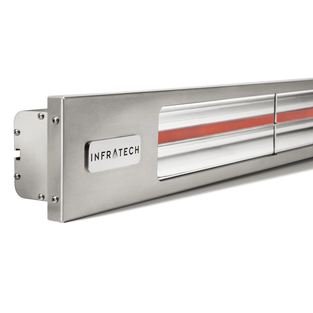 Infratech Slimline Series 63 1/2-Inch 4000W Single Element Electric Infrared Patio Heater - 240V - Silver