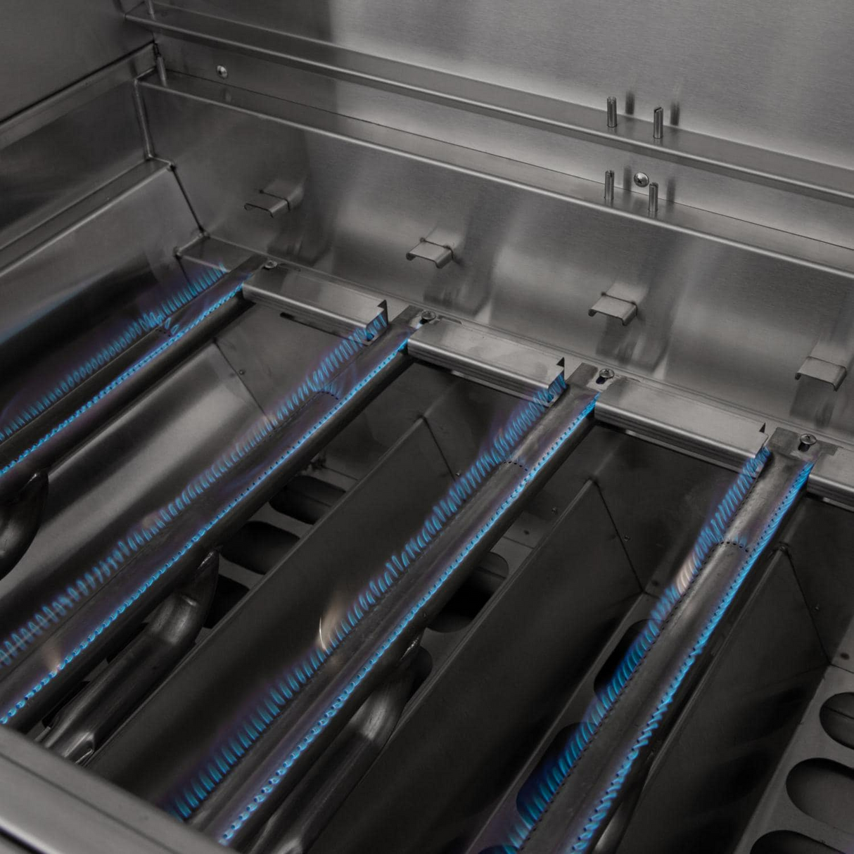 American Made Grills Muscle 54-Inch Hybrid Gas Wood Charcoal Grill