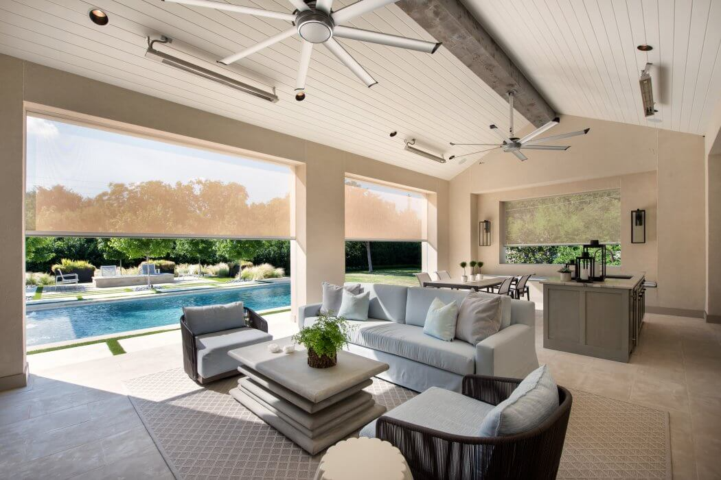 Infratech Slimline Series 63 1/2-Inch 4000W Single Element Electric Infrared Patio Heater - 240V - Silver