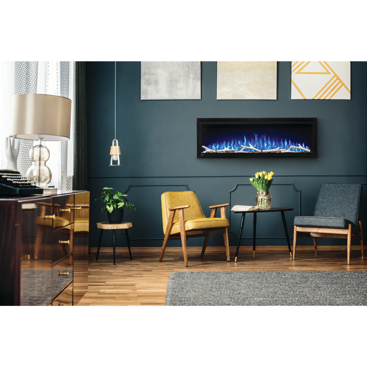 Napoleon Entice Series 36-Inch Wall Mount/Recessed Electric Fireplace - NEFL36CFH