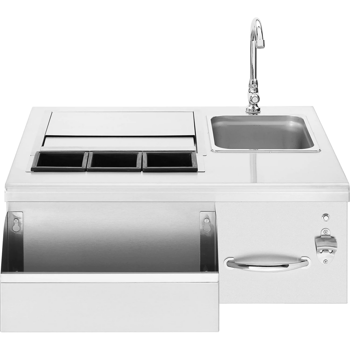 Summerset 30-Inch Stainless Steel Built-In Beverage Center