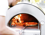 Alfa 5 Minuti 23-Inch Wood-Fired Pizza Oven Freestanding with Base - Copper