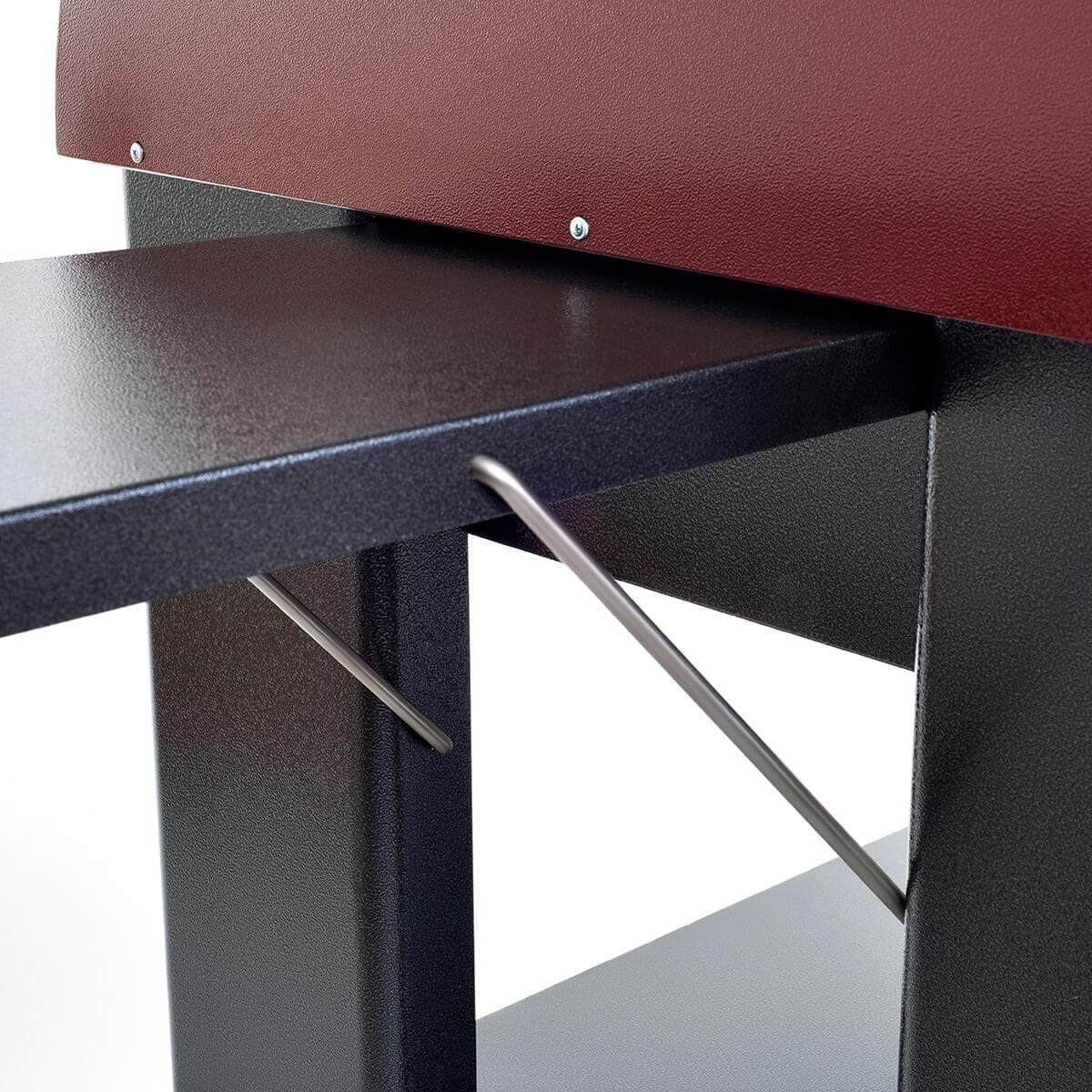 Alfa Allegro 39-Inch Outdoor Wood-Fired Pizza Oven with Base - Freestanding - Antique Red