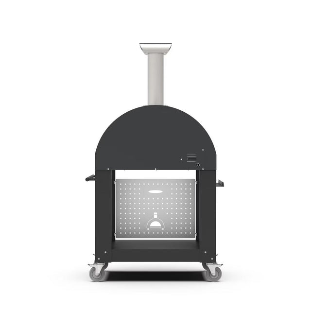 Alfa Classico 2 Pizze Freestanding Gas Pizza Oven with Base - Ardesia Grey