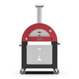 Alfa Moderno 2 Pizze Freestanding Outdoor Gas Pizza Oven with Base - Antique Red