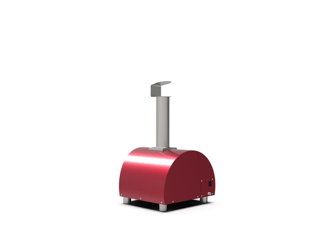Alfa Moderno Portable Propane Gas Fired Pizza Oven - Antique Red