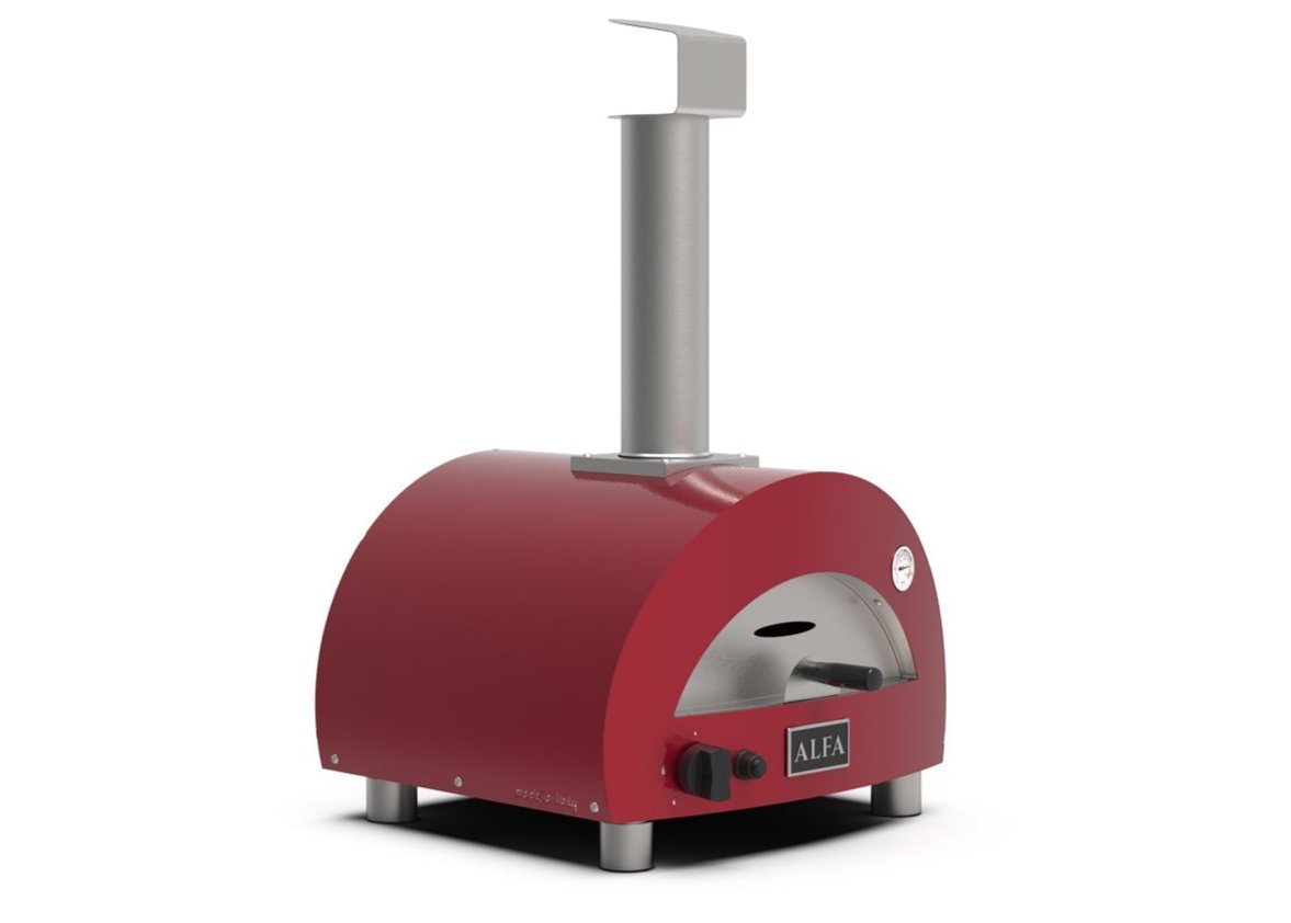 Alfa Moderno Portable Propane Gas Fired Pizza Oven - Antique Red