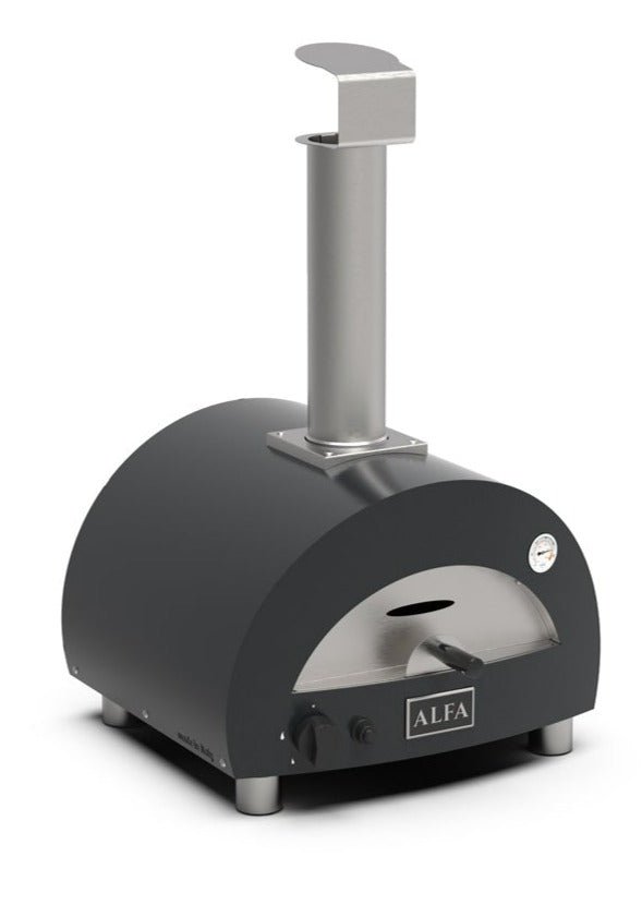Alfa Moderno Portable Propane Gas Fired Pizza Oven - Grey