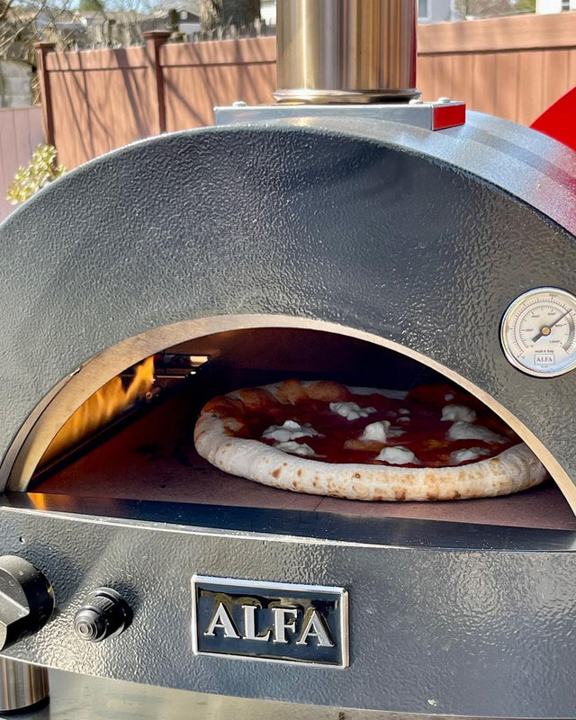Alfa Moderno Portable Propane Gas Fired Pizza Oven - Grey