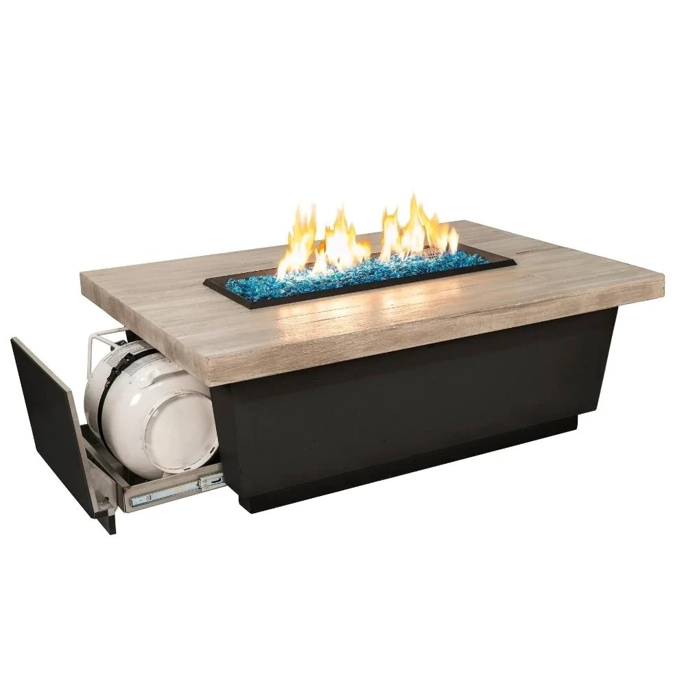 American Fyre Designs Contempo LP Select Fire Table (Propane Drawer Tank Model)