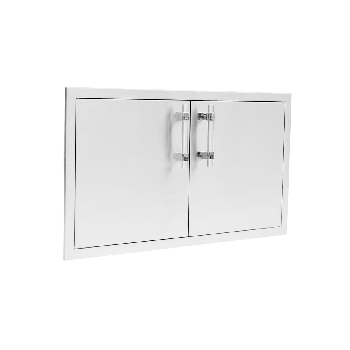 American Made Grills 36-Inch Double Access Door w/ Encore & Muscle Handles - SSDD-36AMG