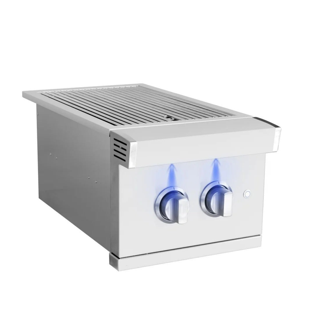 American Made Grills Atlas Gas Double Side Burner - ATSSB2