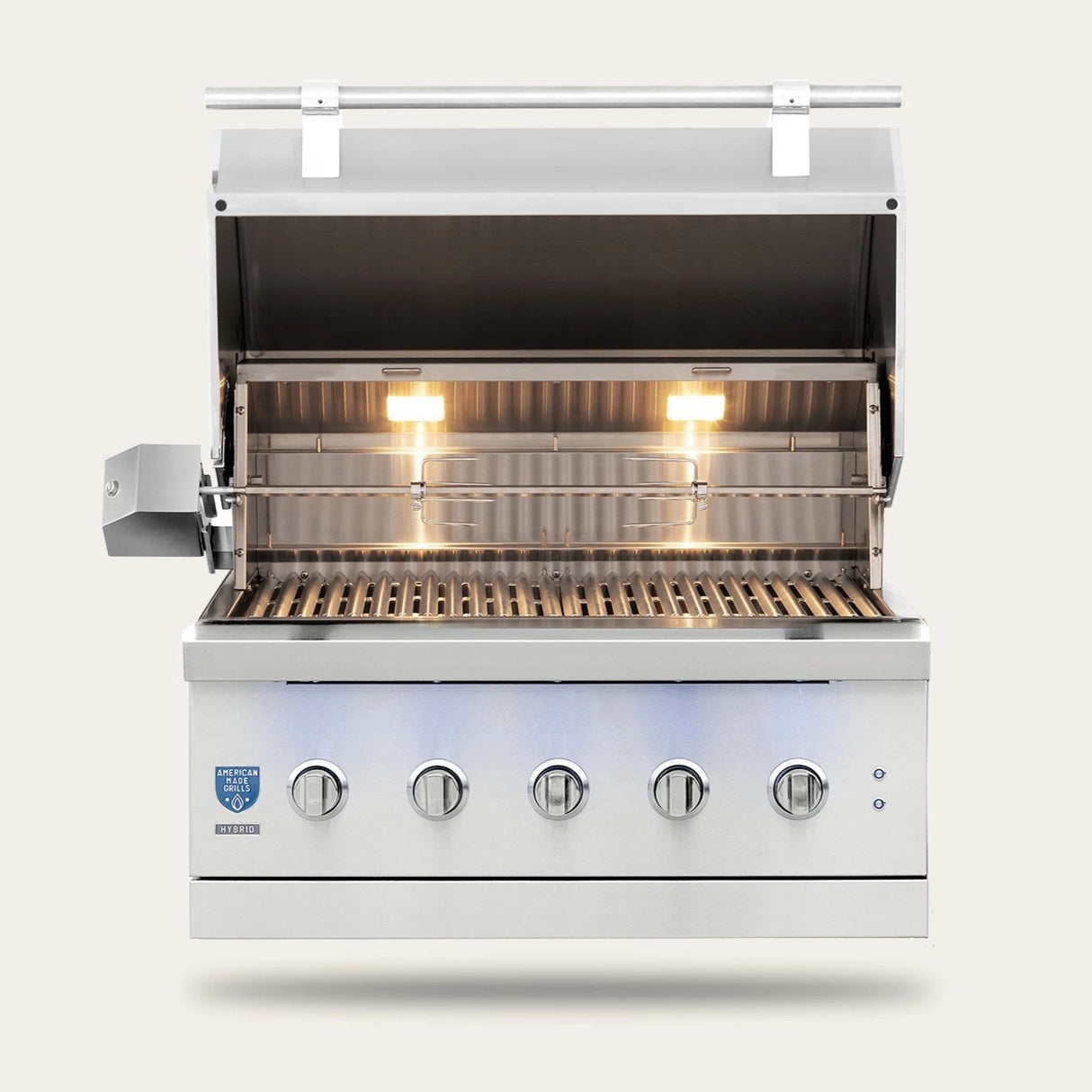 American Made Grills Encore 36-Inch Hybrid Grill Gas Wood & Charcoal