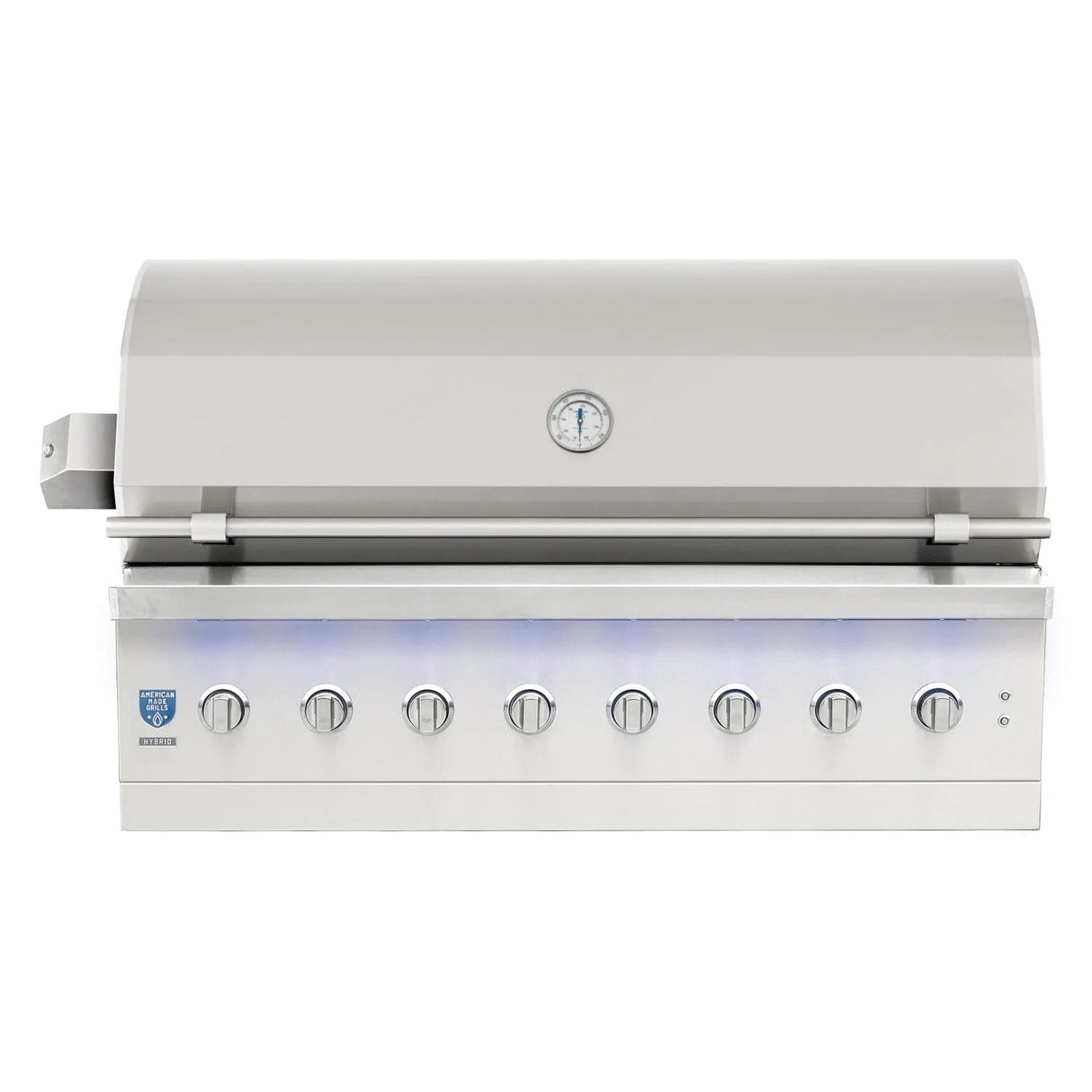 American Made Grills Encore 54-Inch Built-in Hybrid Grill - Gas Wood & Charcoal