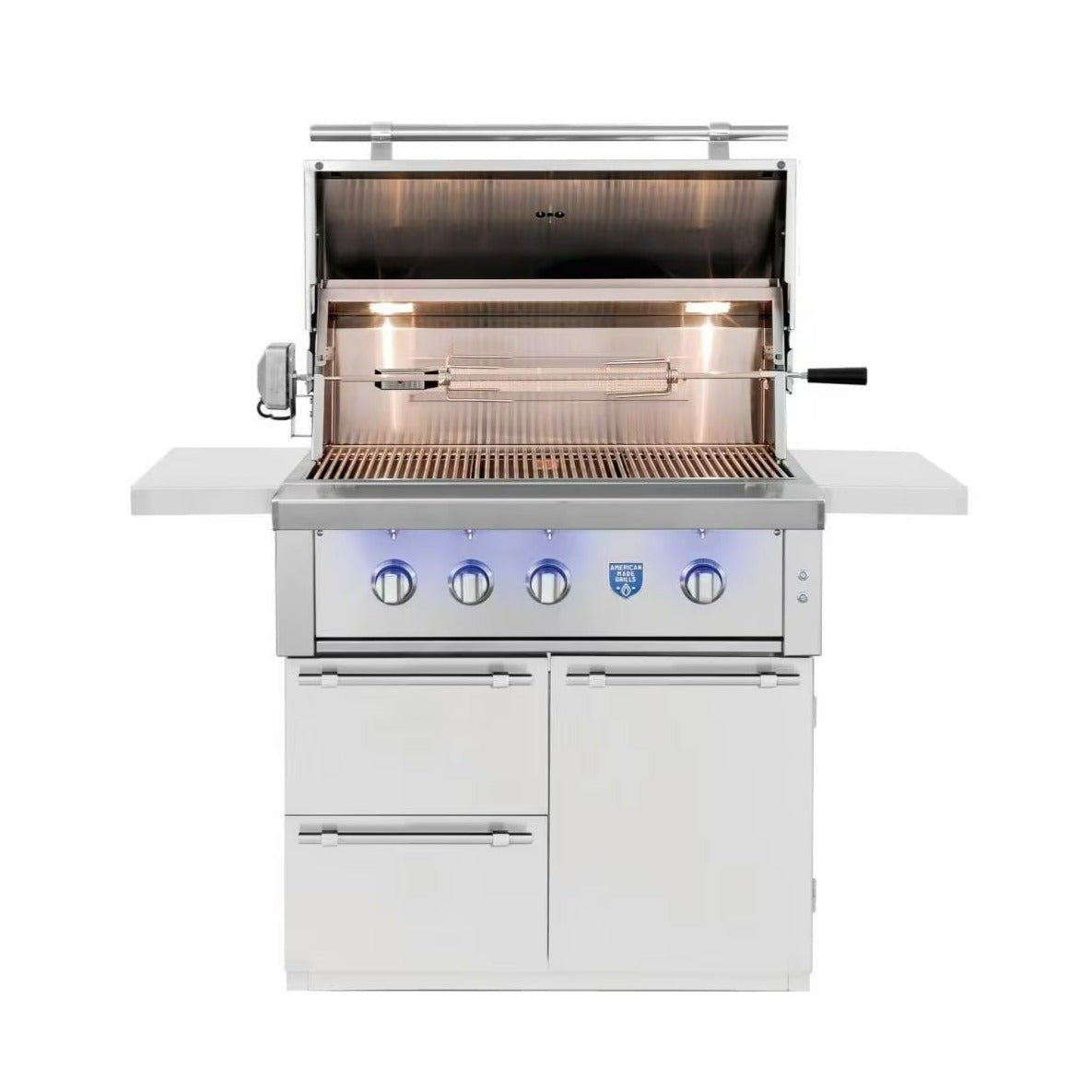 American Made Grills Estate 36-Inch Freestanding Gas Grill with Cart - ESTFS36