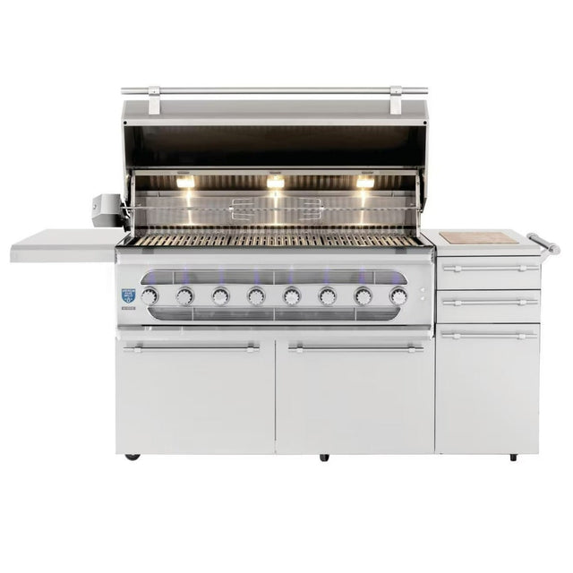 American Made Grills Muscle 54-Inch Freestanding Hybrid Grill - Natural Gas - MUSFS54-NG