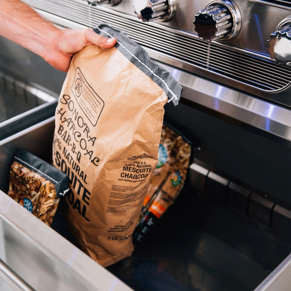 American Made Grills Muscle 54-Inch Freestanding Hybrid Grill - Propane - MUSFS54-LP