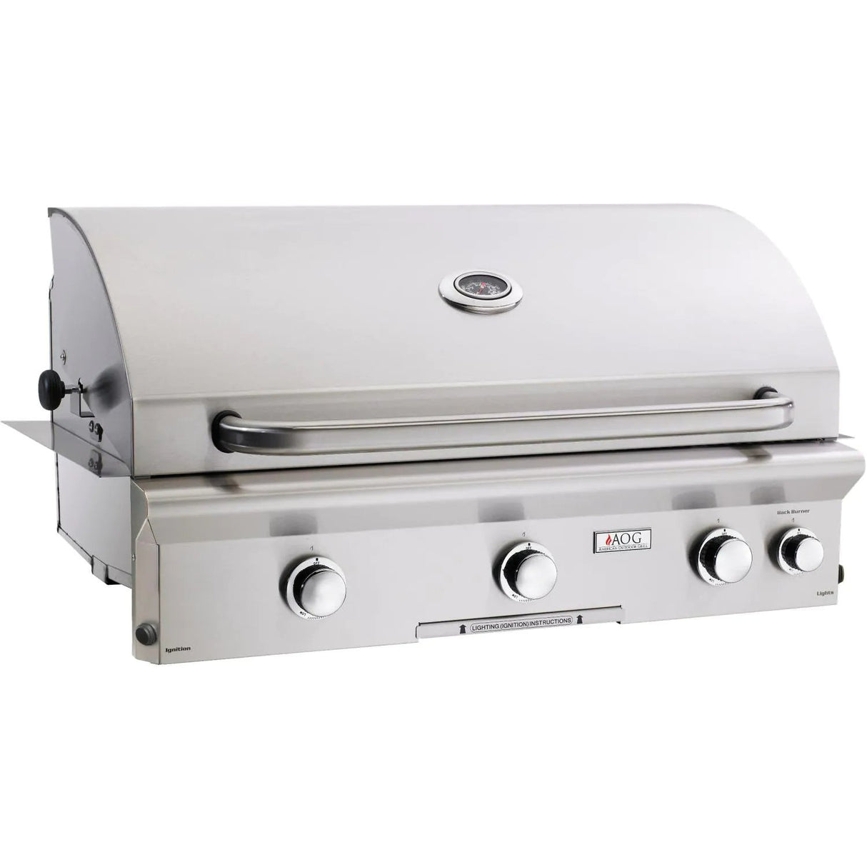 American Outdoor Grill L-Series 36-Inch 3-Burner Built-In Natural Gas Grill With Rotisserie - 36NBL