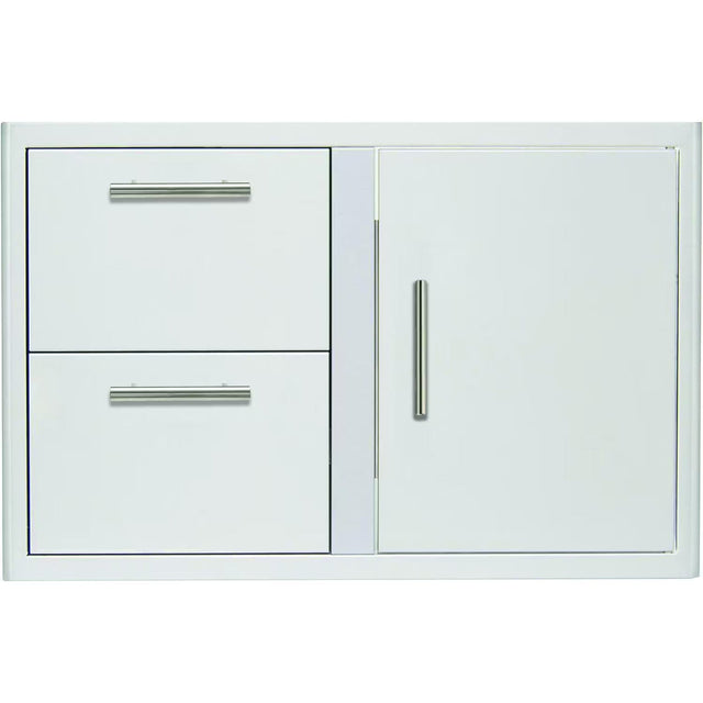 Blaze 32-Inch Stainless Steel Access Door & Double Drawer Combo - BLZ-DDC-R-LTSC