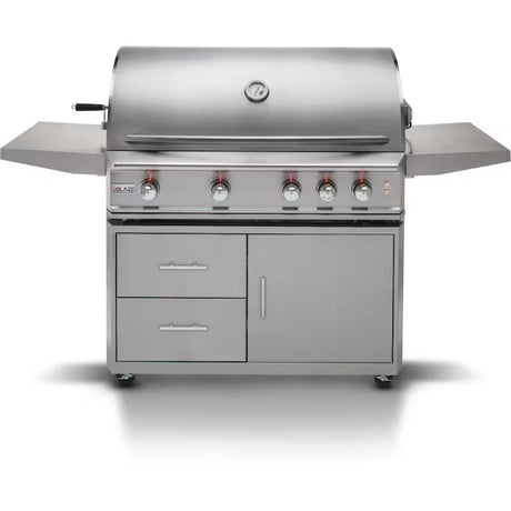 Blaze Professional LUX 44-Inch 4-Burner Freestanding Gas Grill With Rear Infrared Burner On Cart
