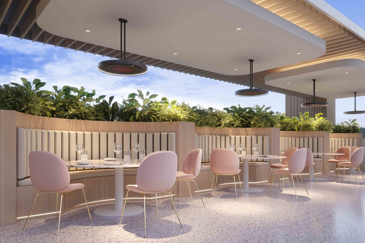 Bromic Heating - BH0920001-1 - Eclipse Smart-Heat - 2900 Watt Electric Heater and Light With Twin Pole