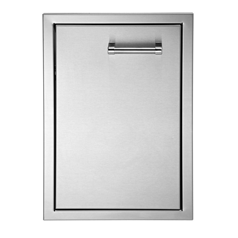 Delta Heat 18-Inch Left Hinged Stainless Steel Single Access Door - Vertical - DHAD18L-C