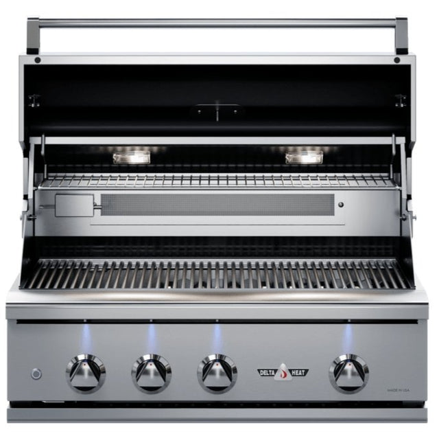 Delta Heat 32-Inch 3-Burner Built-In Gas Grill with Infrared Rotisserie Burner