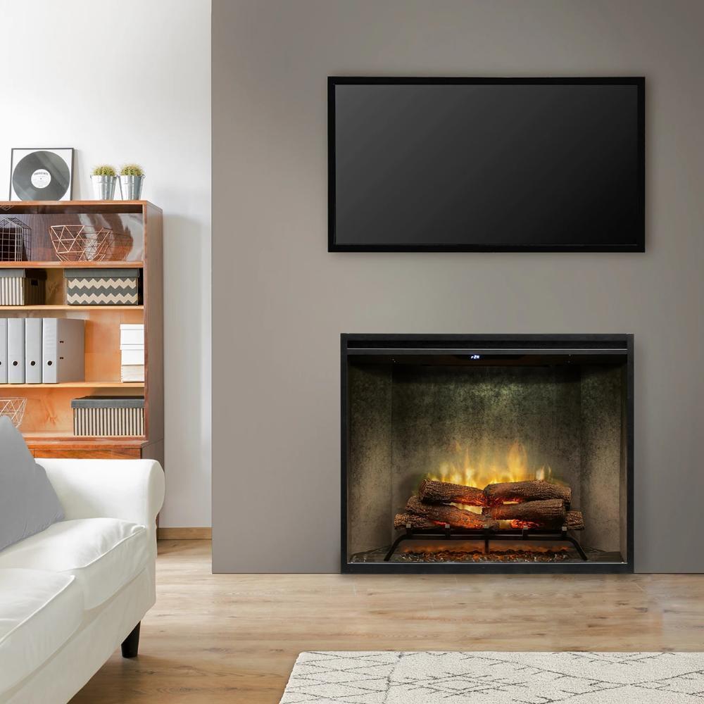 Dimplex Revillusion 36" Portrait Weathered Concrete Electric Fireplace RBF36PWC - Showroom Display Model