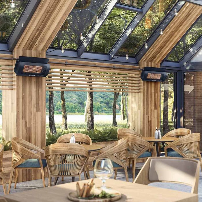 Dimplex DGR32WNG Outdoor Wall Mounted Infrared Heater, Natural Gas