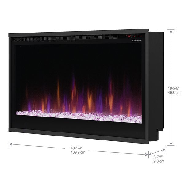 Dimplex Multi-Fire Slim Wall Mount/Built-in 42 Inch Linear Electric Fireplace
