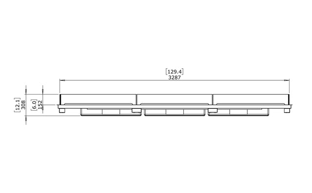 EcoSmart Linear 130 Fire Pit Kit