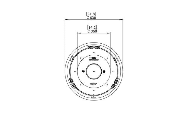 EcoSmart Round 20 Fire Pit Kit